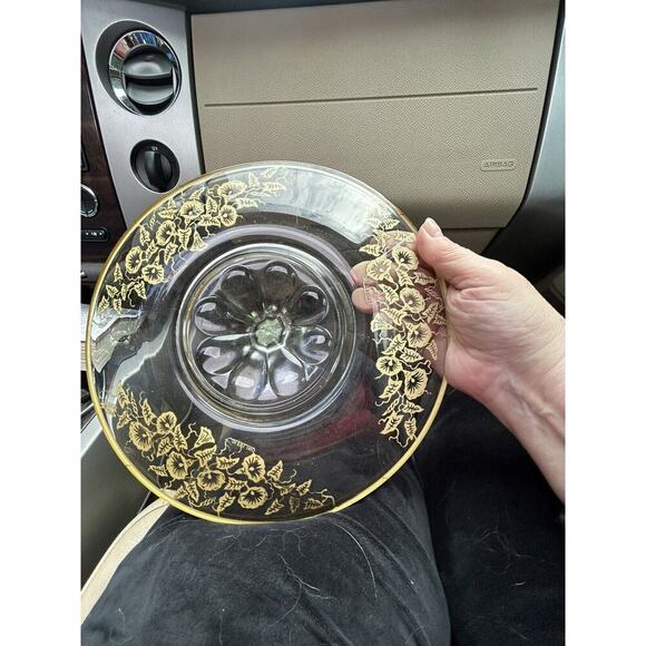 Sterling Silver Plate With Swan In The Middle - Picture 3 of 3